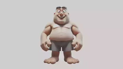 3D model Cartoon Giant Model 1 VR / AR / low-poly