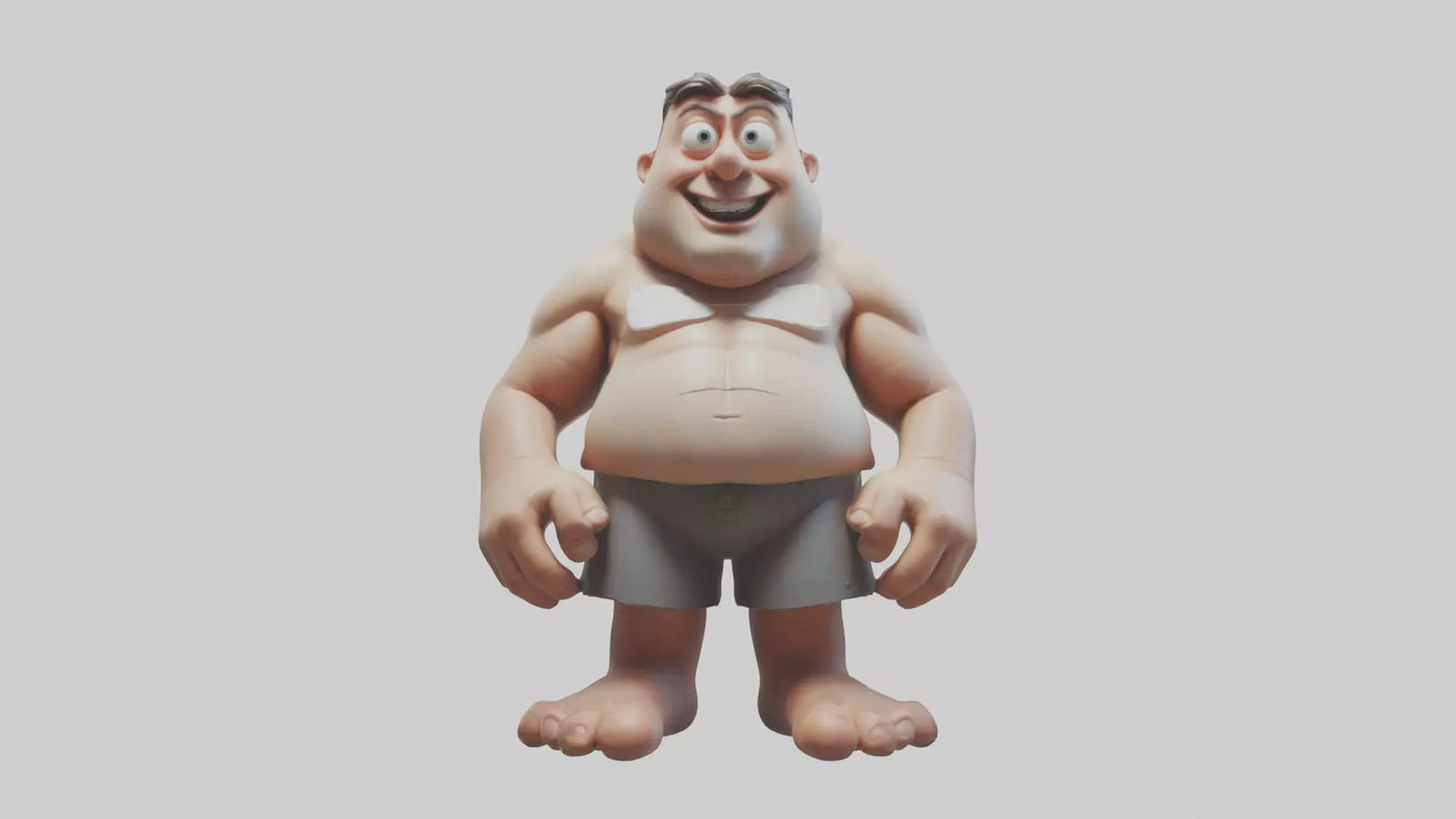 3D model Cartoon Giant Model 1 VR / AR / low-poly