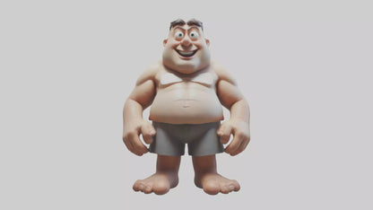 3D model Cartoon Giant Model 1 VR / AR / low-poly