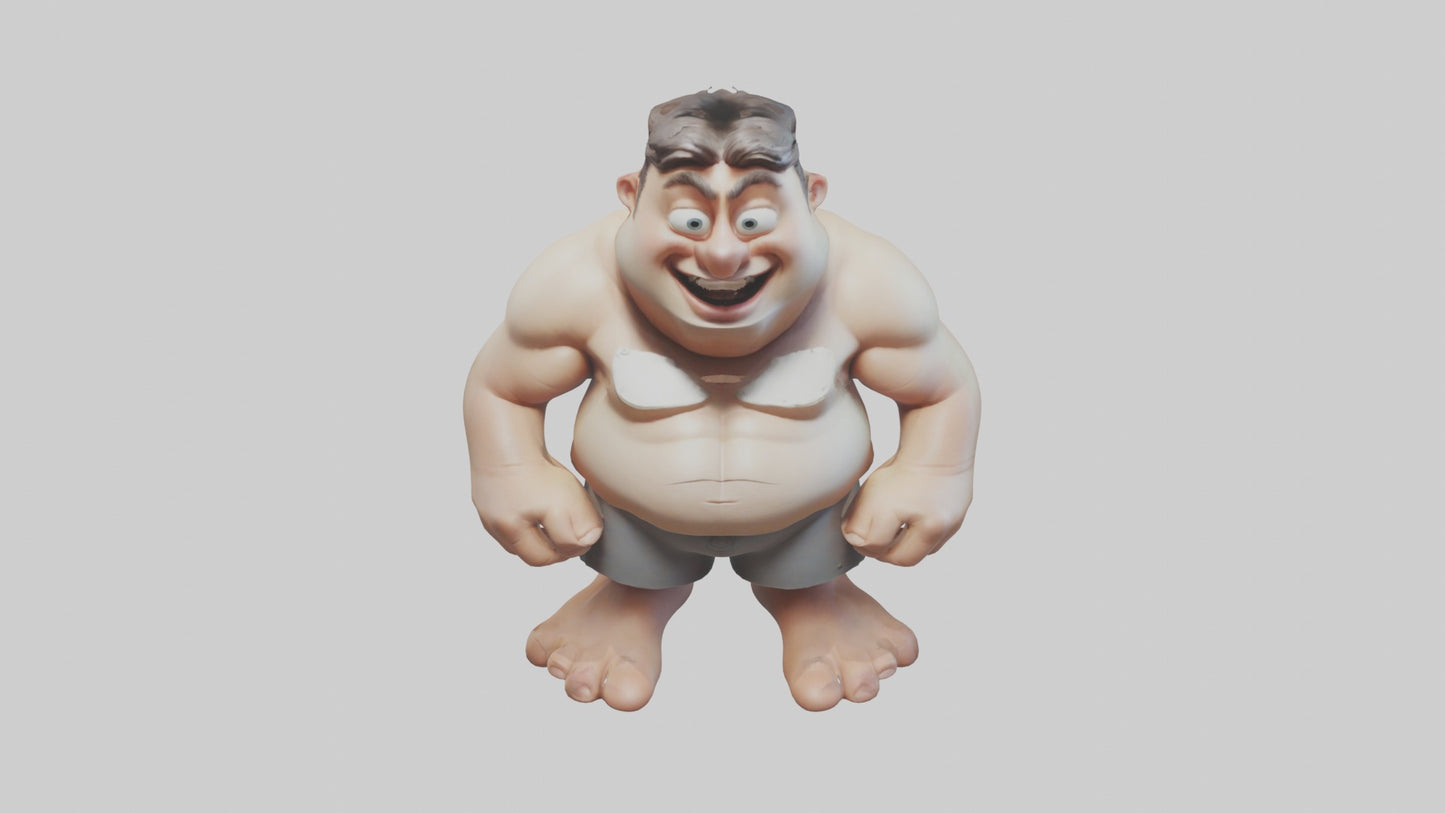 3D model Cartoon Giant Model 1 VR / AR / low-poly