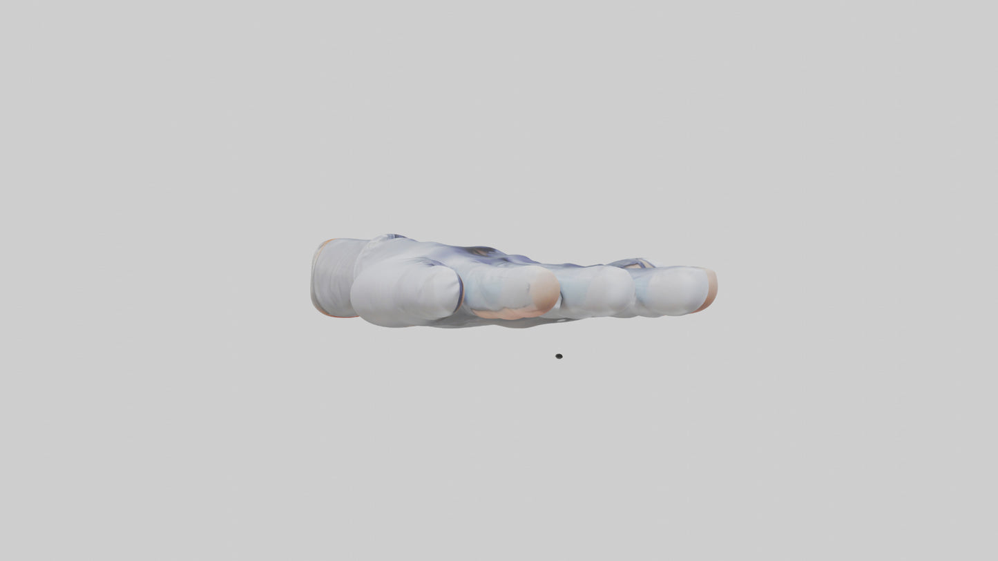 Cartoon Gloves model 3D model