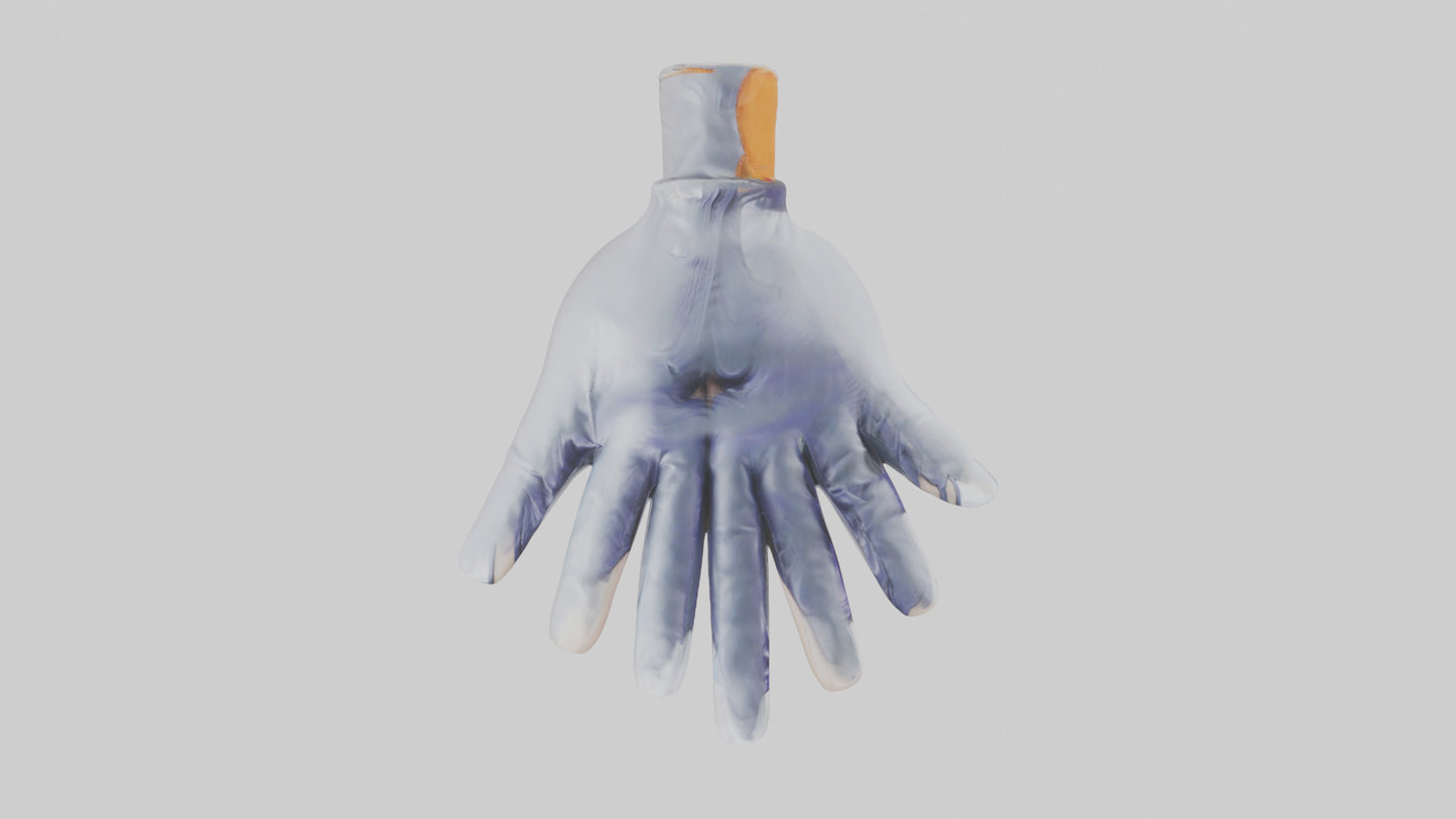 Cartoon Gloves model 3D model