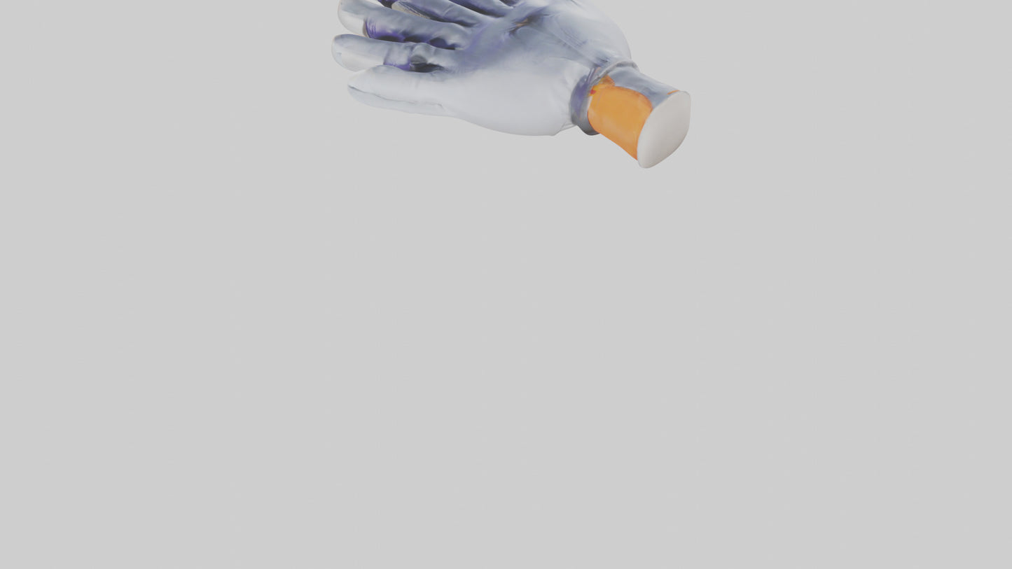 Cartoon Gloves model 3D model