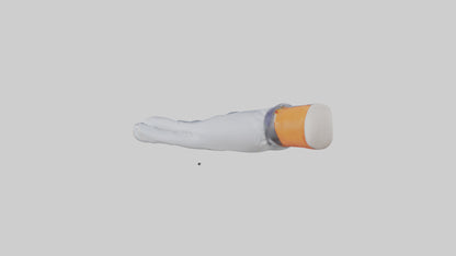 Cartoon Gloves model 3D model