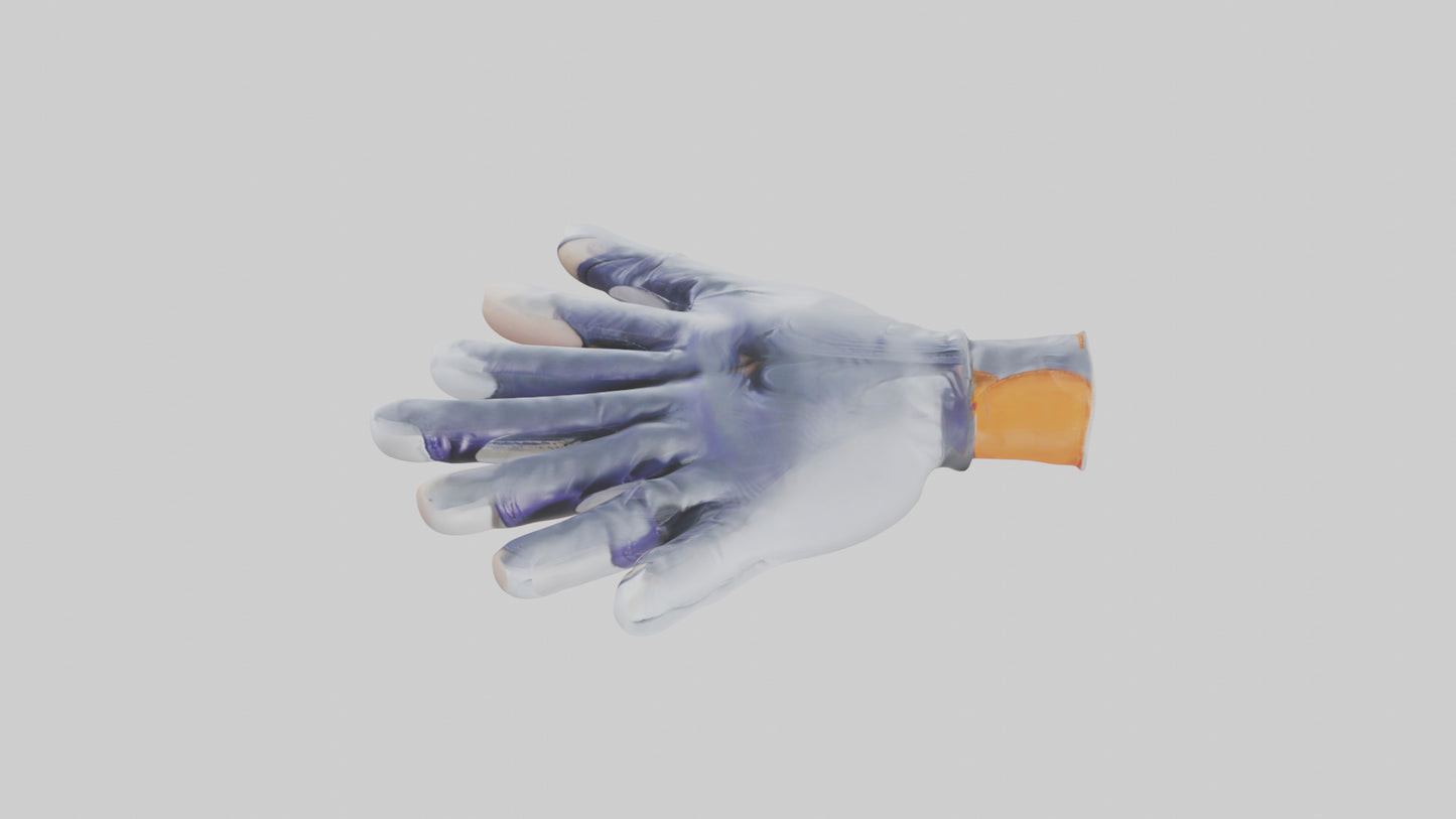 Cartoon Gloves model 3D model