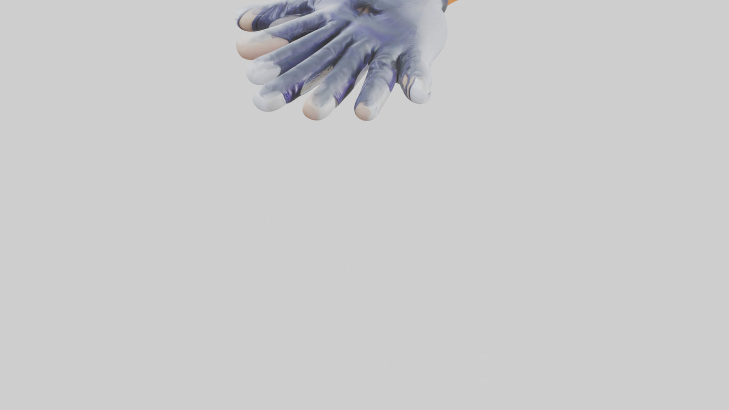 Cartoon Gloves model 3D model