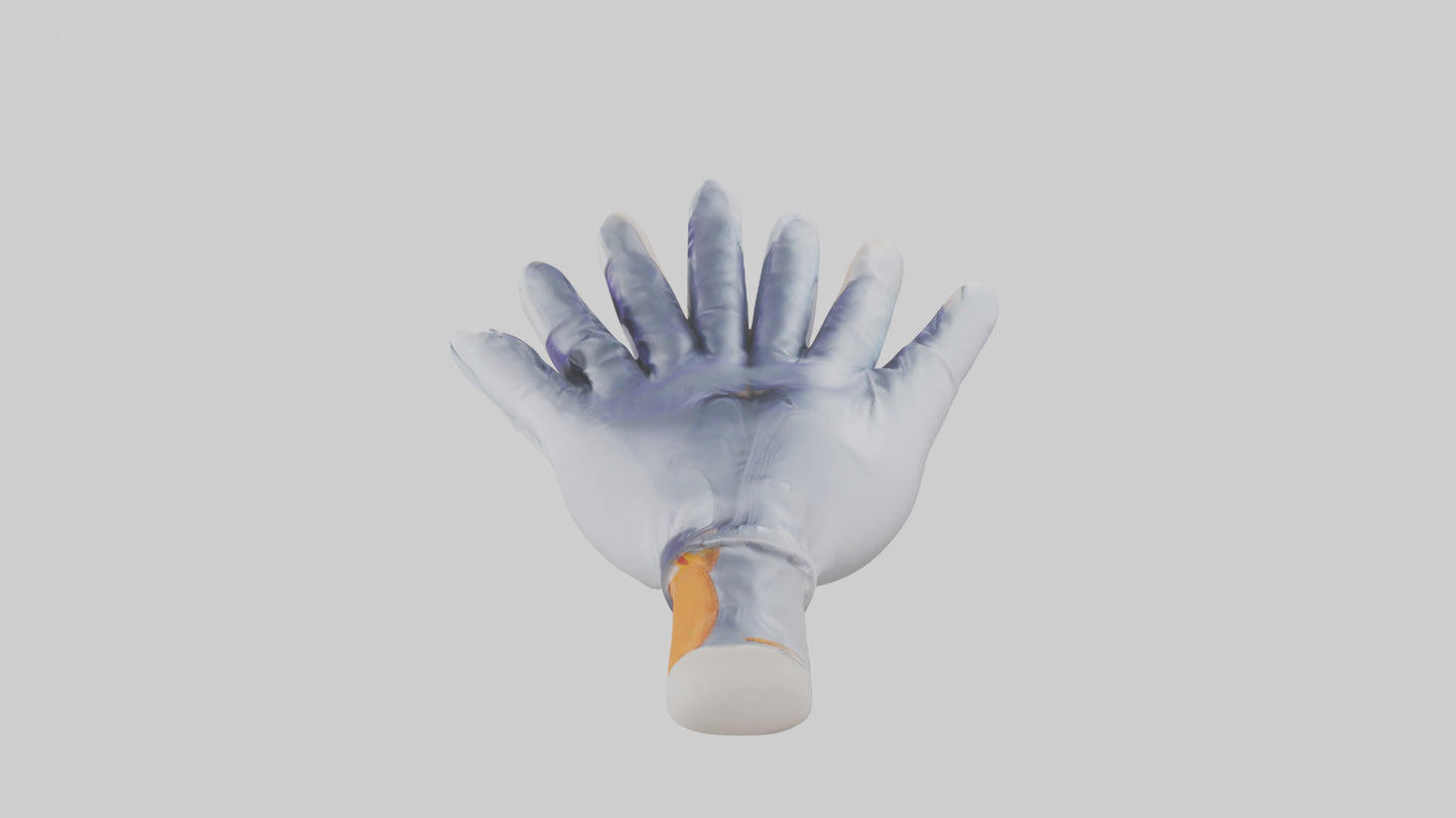 Cartoon Gloves model 3D model