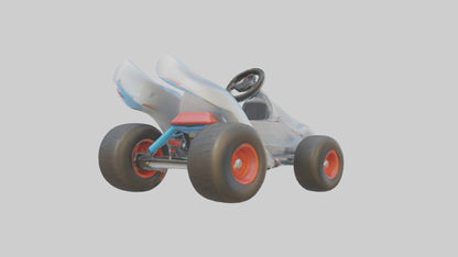 Cartoon Go Kart model 3D model