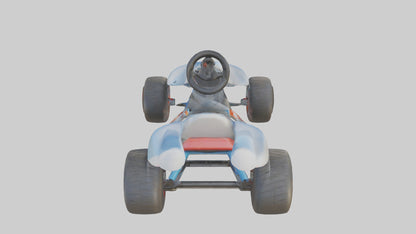 Cartoon Go Kart model 3D model