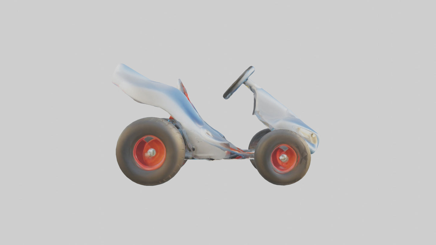 Cartoon Go Kart model 3D model