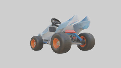 Cartoon Go Kart model 3D model