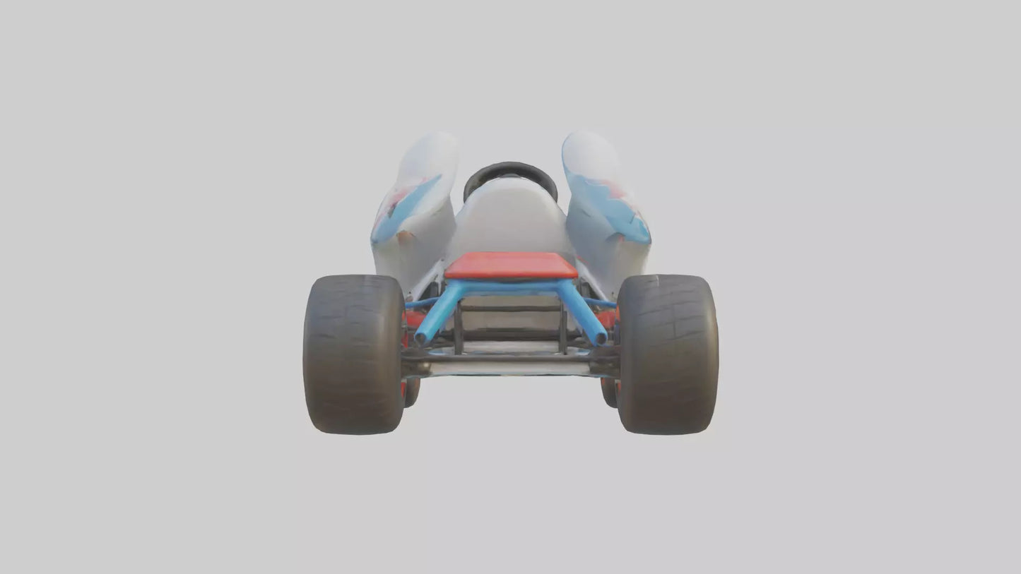 Cartoon Go Kart model 3D model