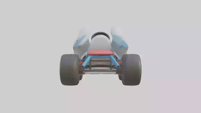 Cartoon Go Kart model 3D model