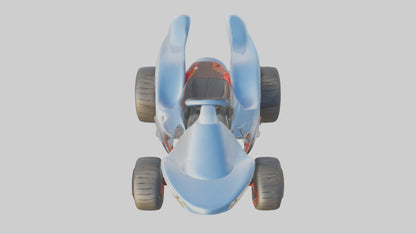 Cartoon Go Kart model 3D model