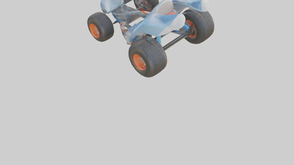 Cartoon Go Kart model 3D model