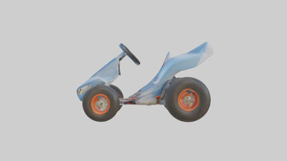 Cartoon Go Kart model 3D model
