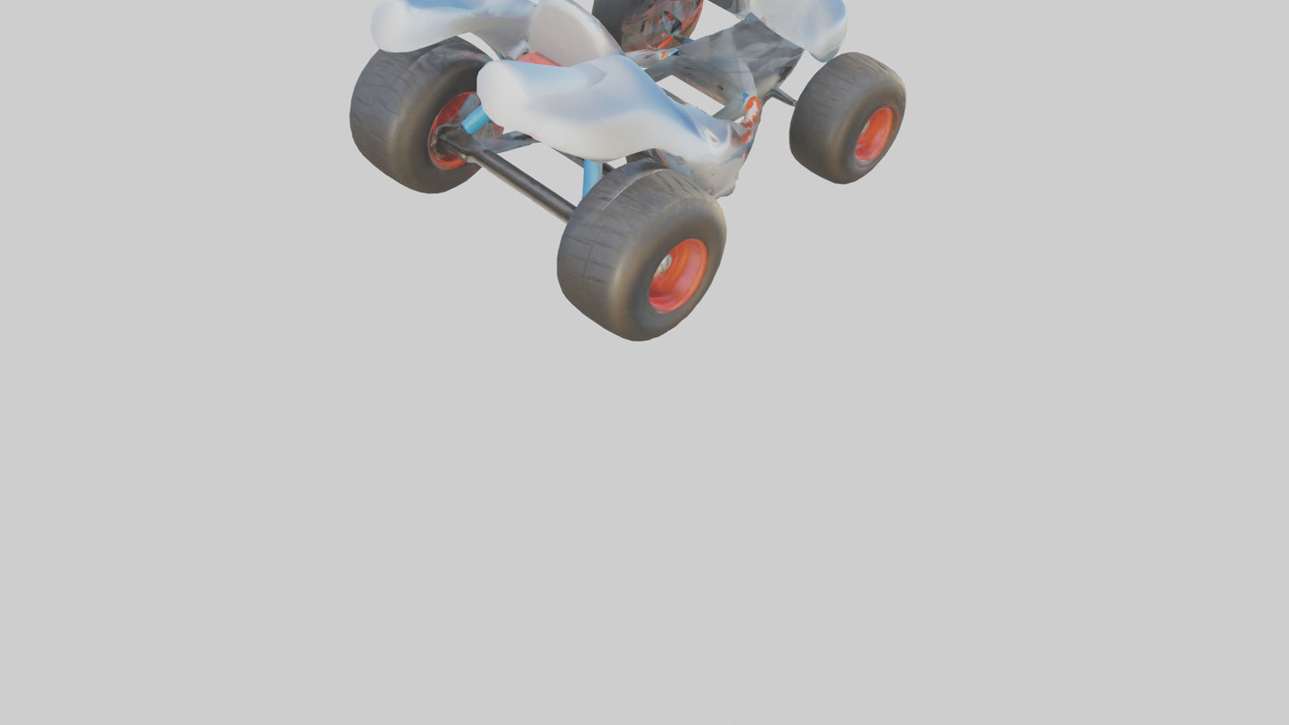 Cartoon Go Kart model 3D model