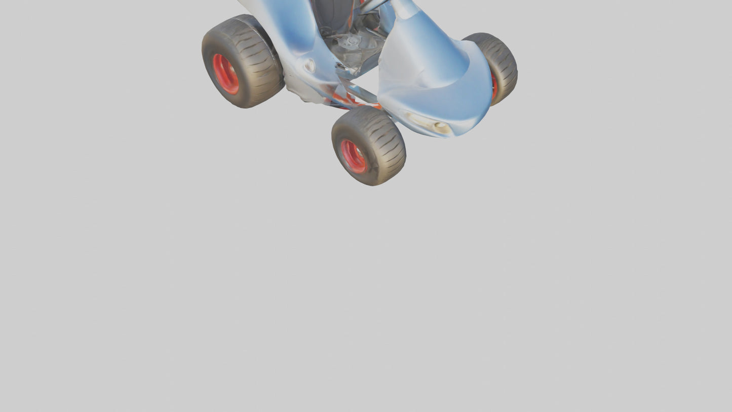 Cartoon Go Kart model 3D model