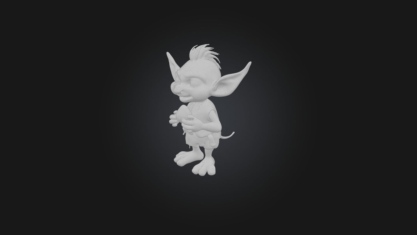 Cartoon Goblin 3D model