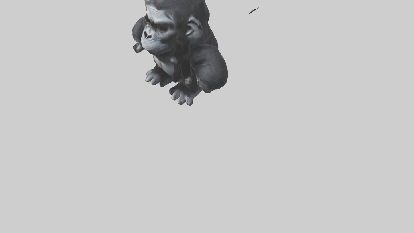 Cartoon Gorilla model 3D model