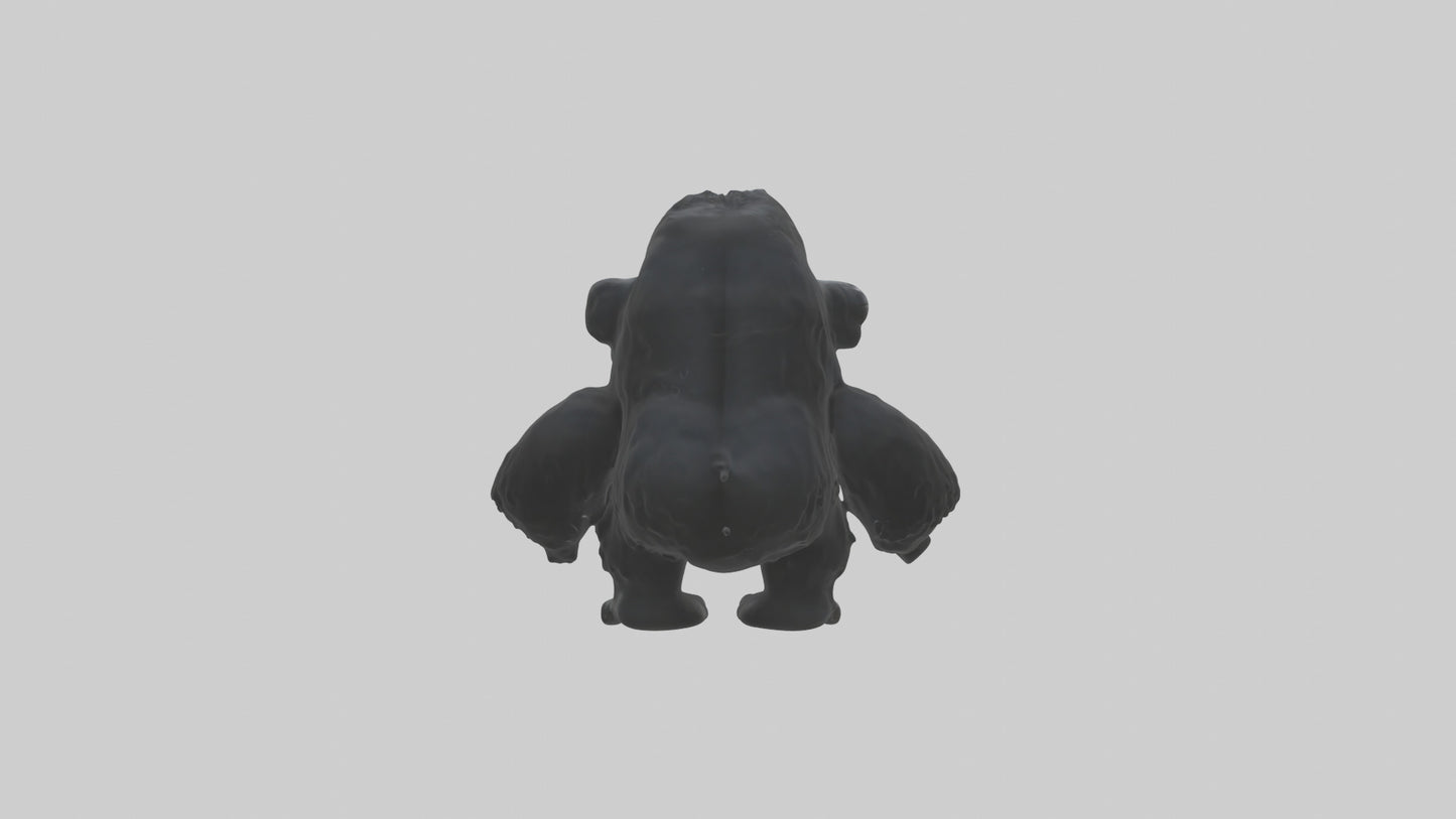 Cartoon Gorilla model 3D model