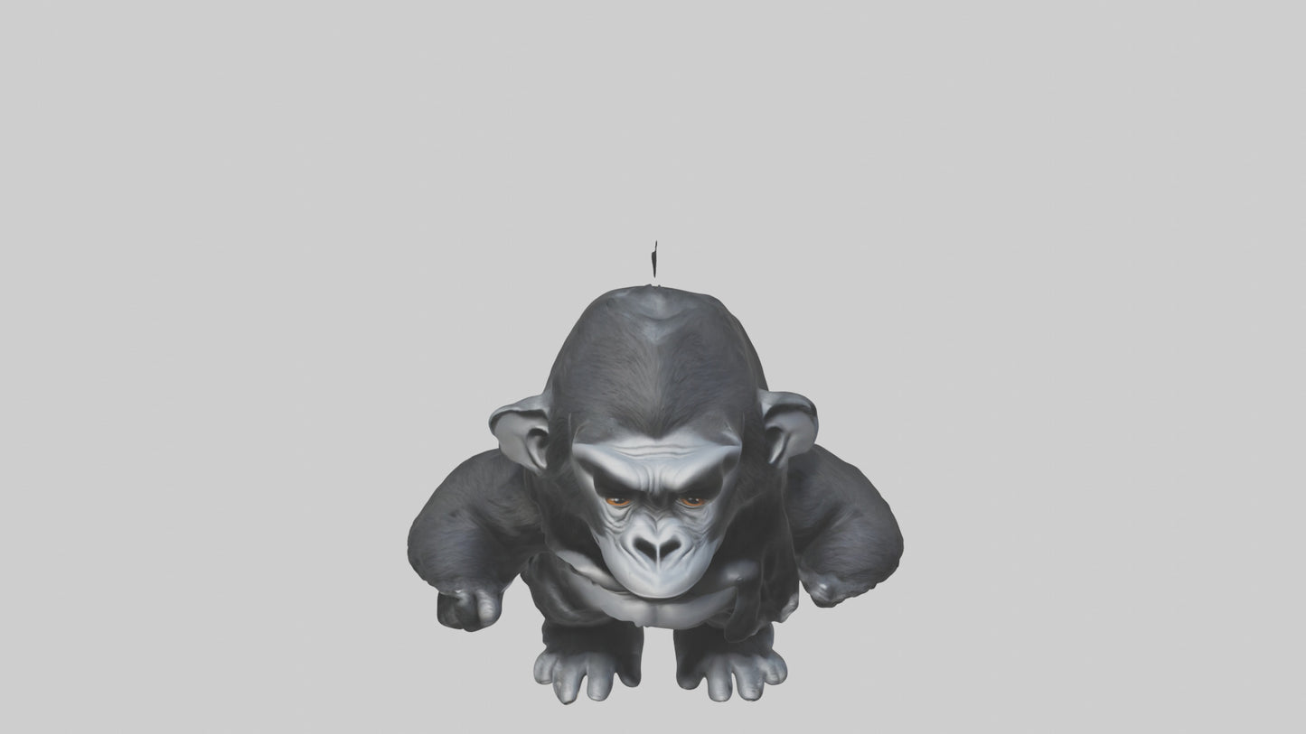 Cartoon Gorilla model 3D model
