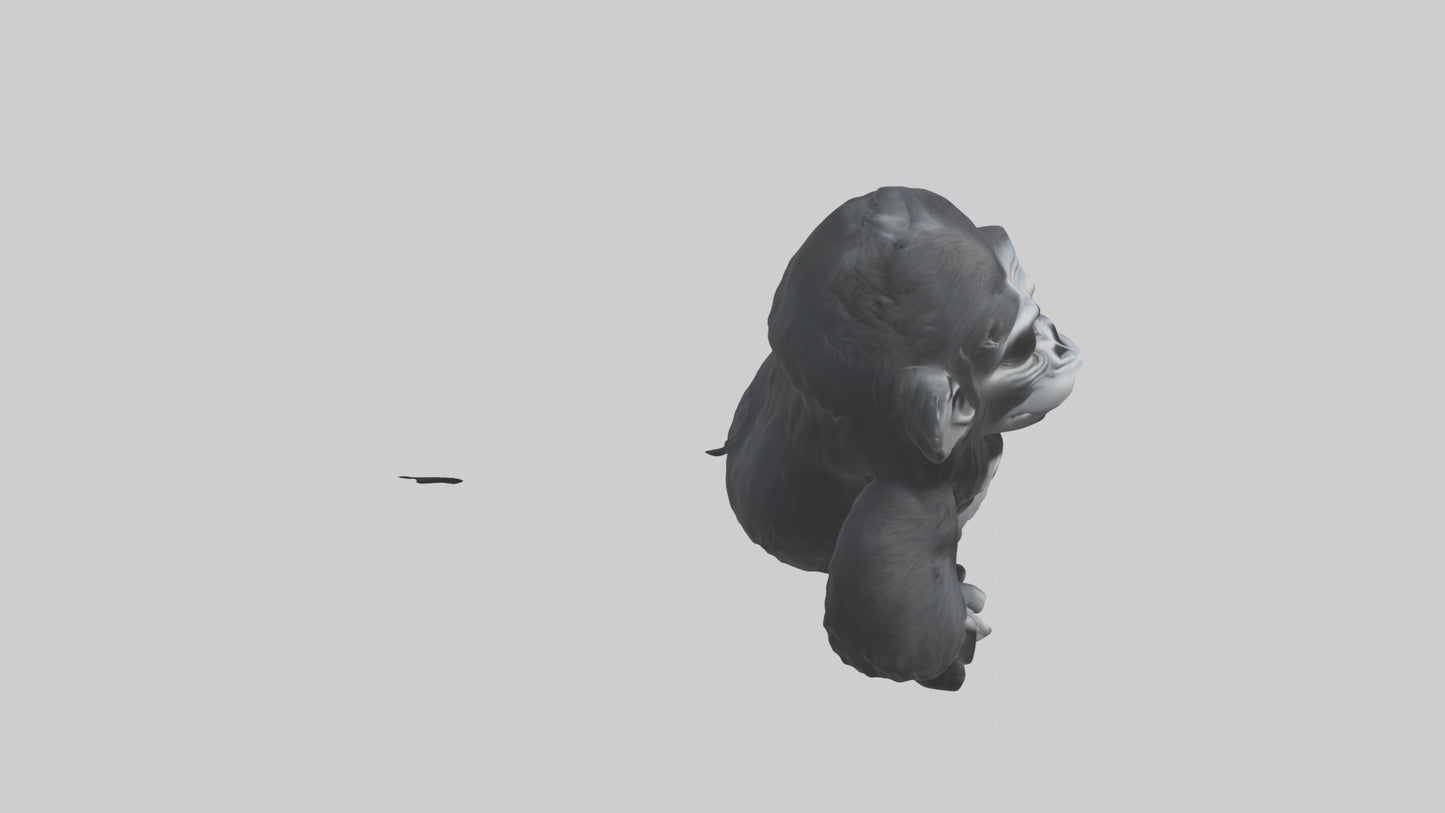 Cartoon Gorilla model 3D model