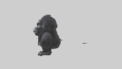 Cartoon Gorilla model 3D model