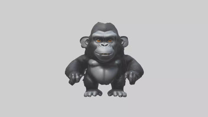 Cartoon Gorilla model 3D model