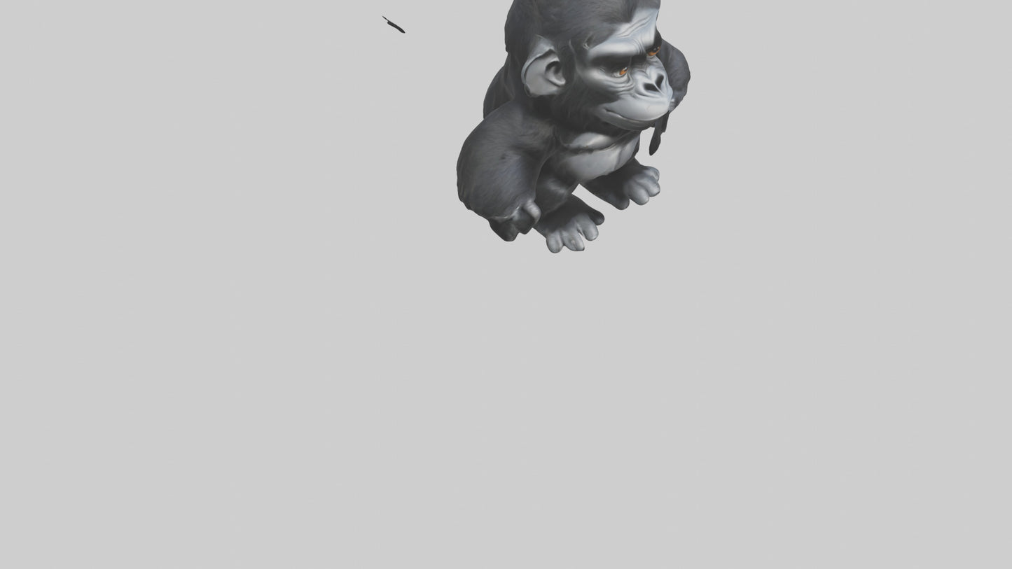 Cartoon Gorilla model 3D model