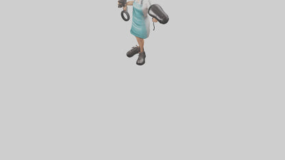 Cartoon Hair Stylist model 3D model