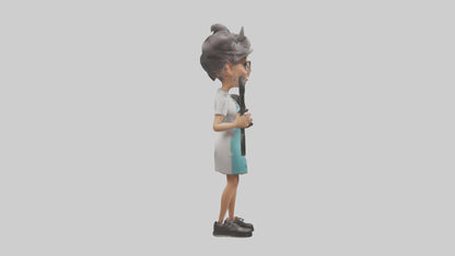 Cartoon Hair Stylist model 3D model