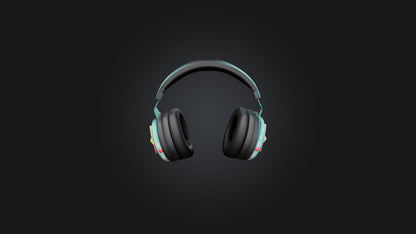Cartoon Headphones 3D model