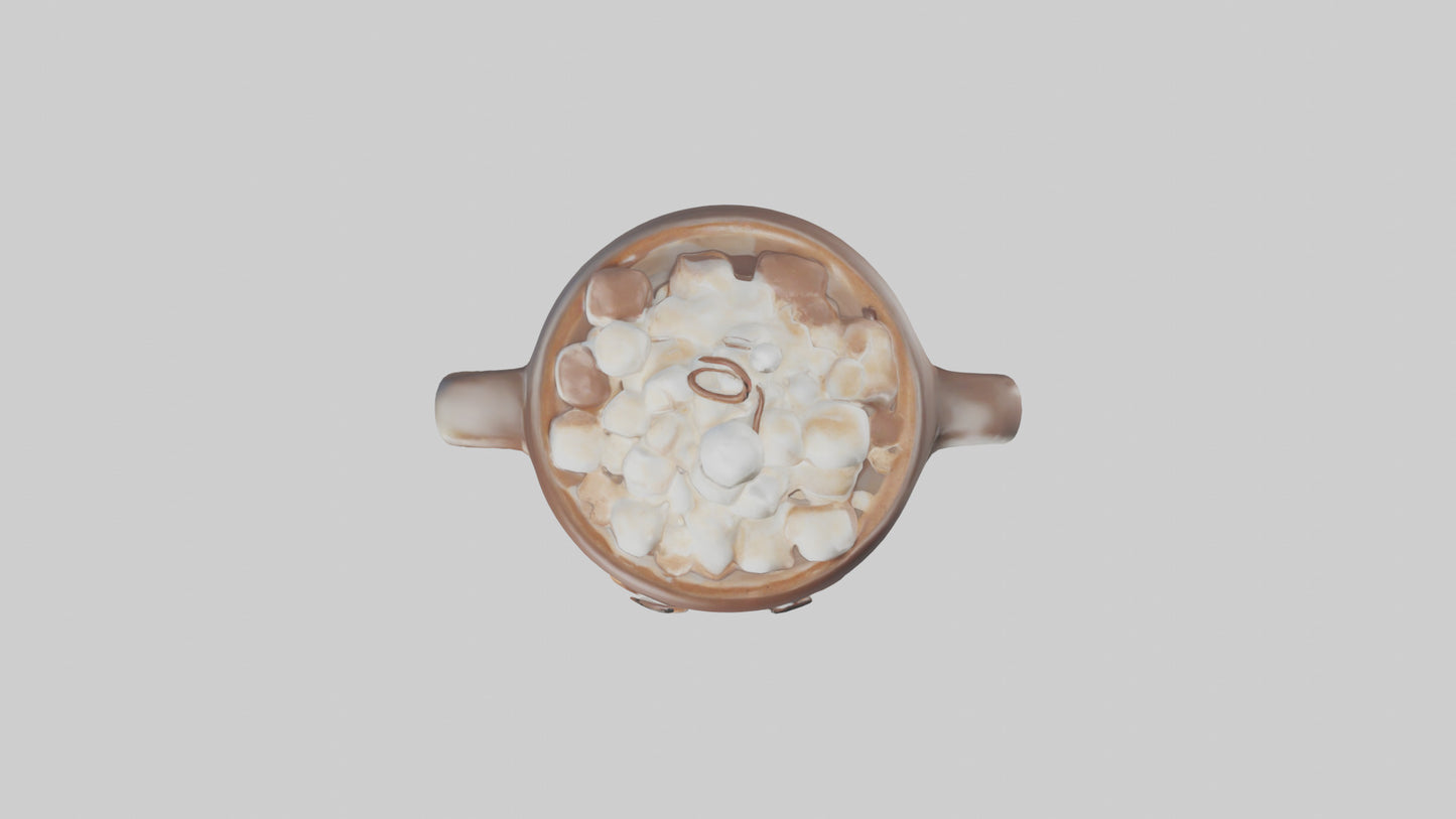 Cartoon Hot Cocoa Mug model 3D model