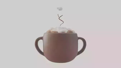Cartoon Hot Cocoa Mug model 3D model