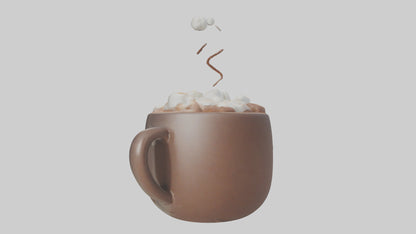 Cartoon Hot Cocoa Mug model 3D model