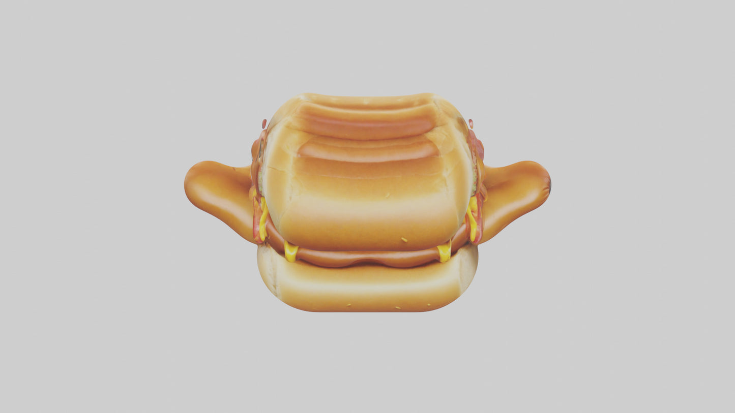 Cartoon Hot Dog model 3D model