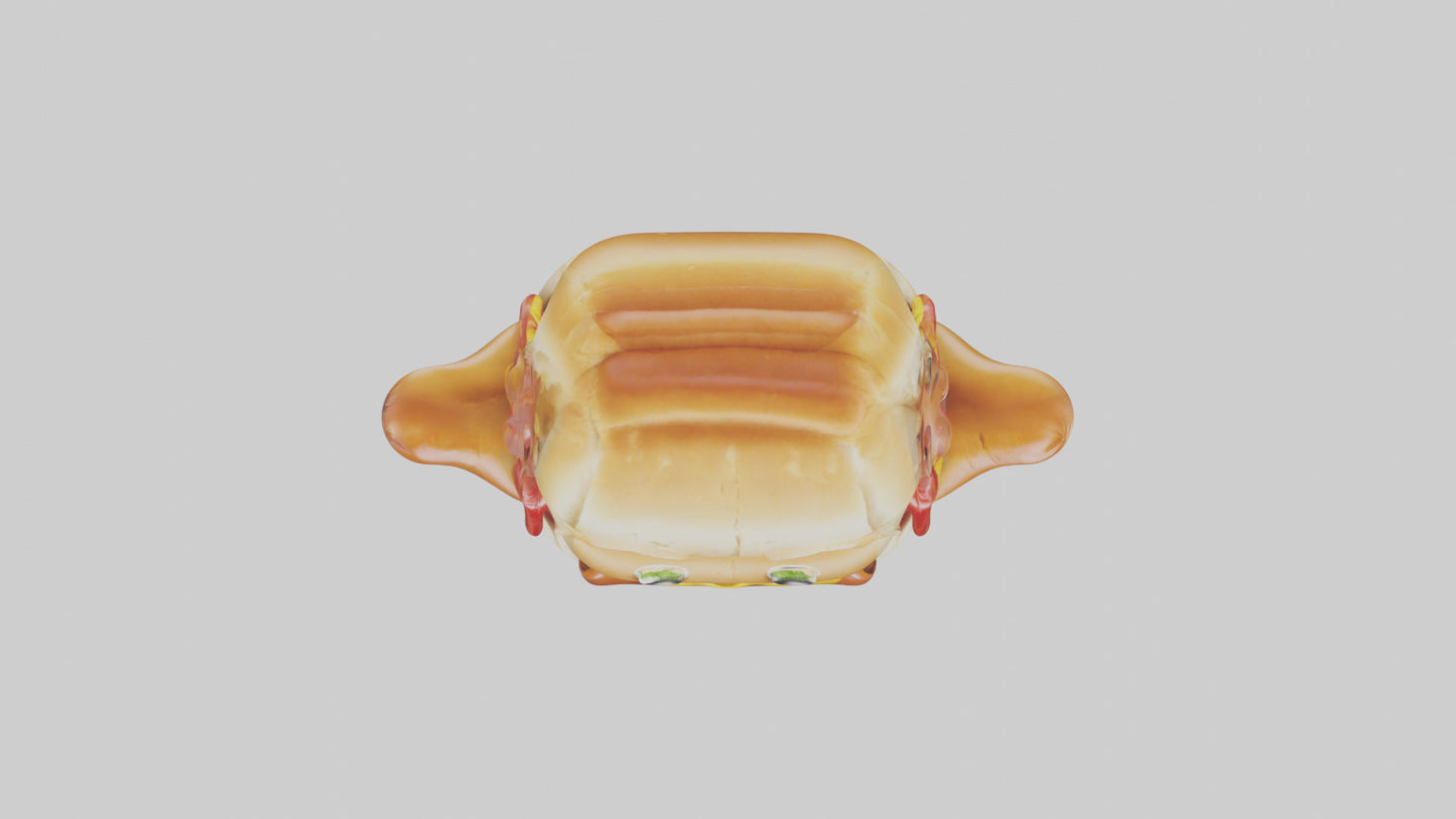 Cartoon Hot Dog model 3D model