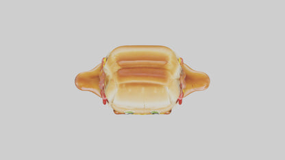 Cartoon Hot Dog model 3D model