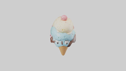 Cartoon Ice Cream model 3D model