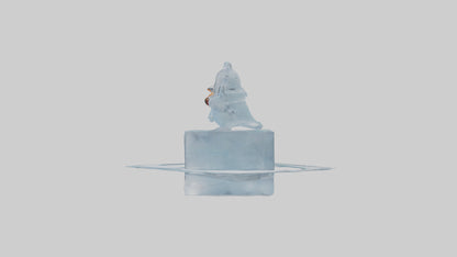 Cartoon Ice Sculpture model 3D model