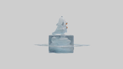 Cartoon Ice Sculpture model 3D model