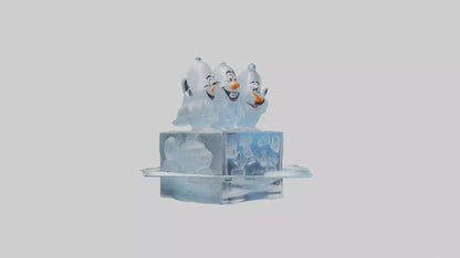 Cartoon Ice Sculpture model 3D model