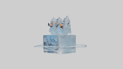 Cartoon Ice Sculpture model 3D model