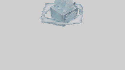 Cartoon Ice Sculpture model 3D model