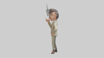 Cartoon Interpreter model 3D model
