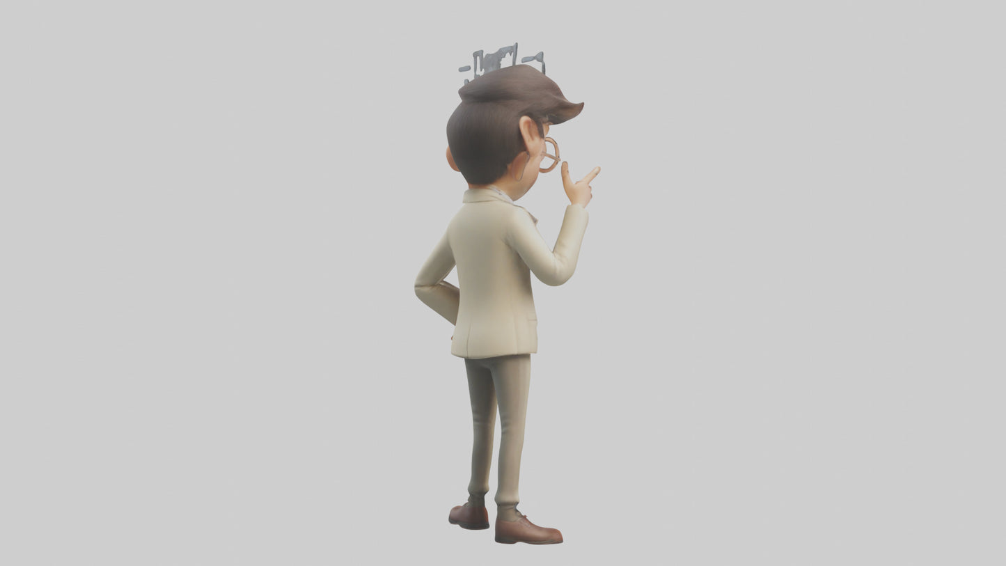 Cartoon Interpreter model 3D model
