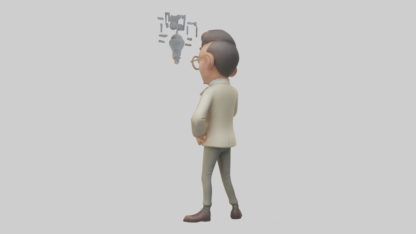 Cartoon Interpreter model 3D model