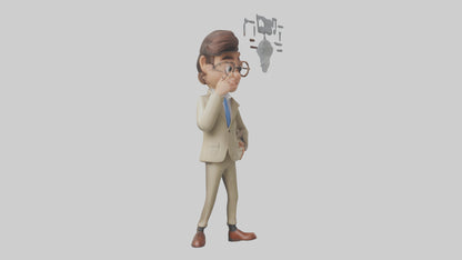 Cartoon Interpreter model 3D model