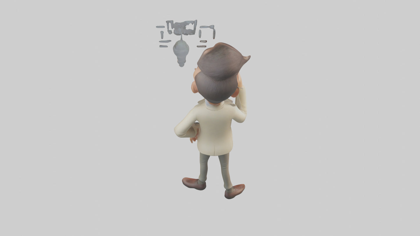 Cartoon Interpreter model 3D model